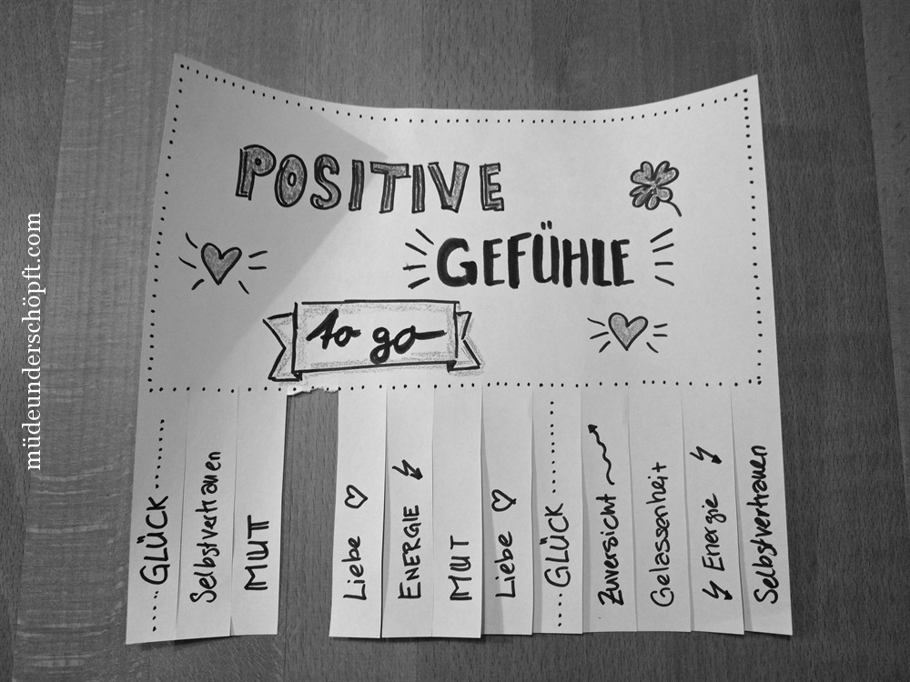 Positive Gefühle to go